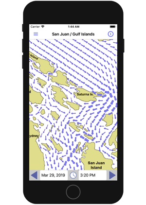 PNW Current Atlas on the Apple iPhone